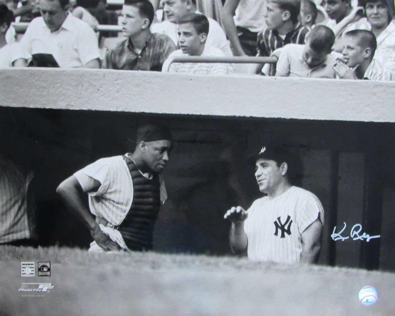 Ken Boyer New York Yankees Signed/Autographed 16x20 B/W Photo MLB Holo 154367