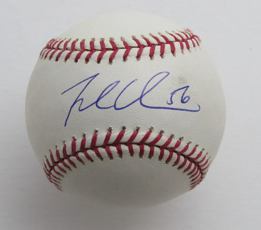 Frank Herman Autographed OML Baseball Cleveland Indians 180544