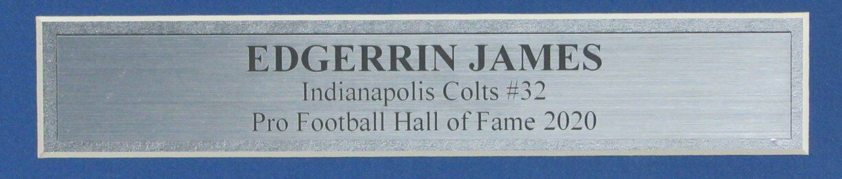 Edgerrin James HOF Colts Signed/Autographed 8x10 Photo Framed JSA 164046