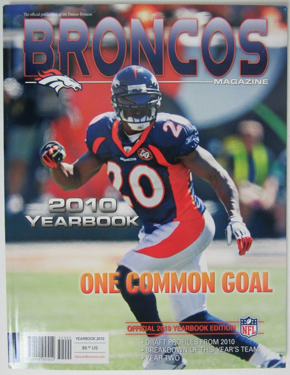 2010 Denver Broncos NFL Football Official Team Yearbook 146098