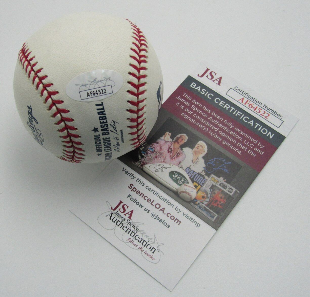 Dave Ford Autographed Rawlings OML Baseball Baltimore Orioles JSA