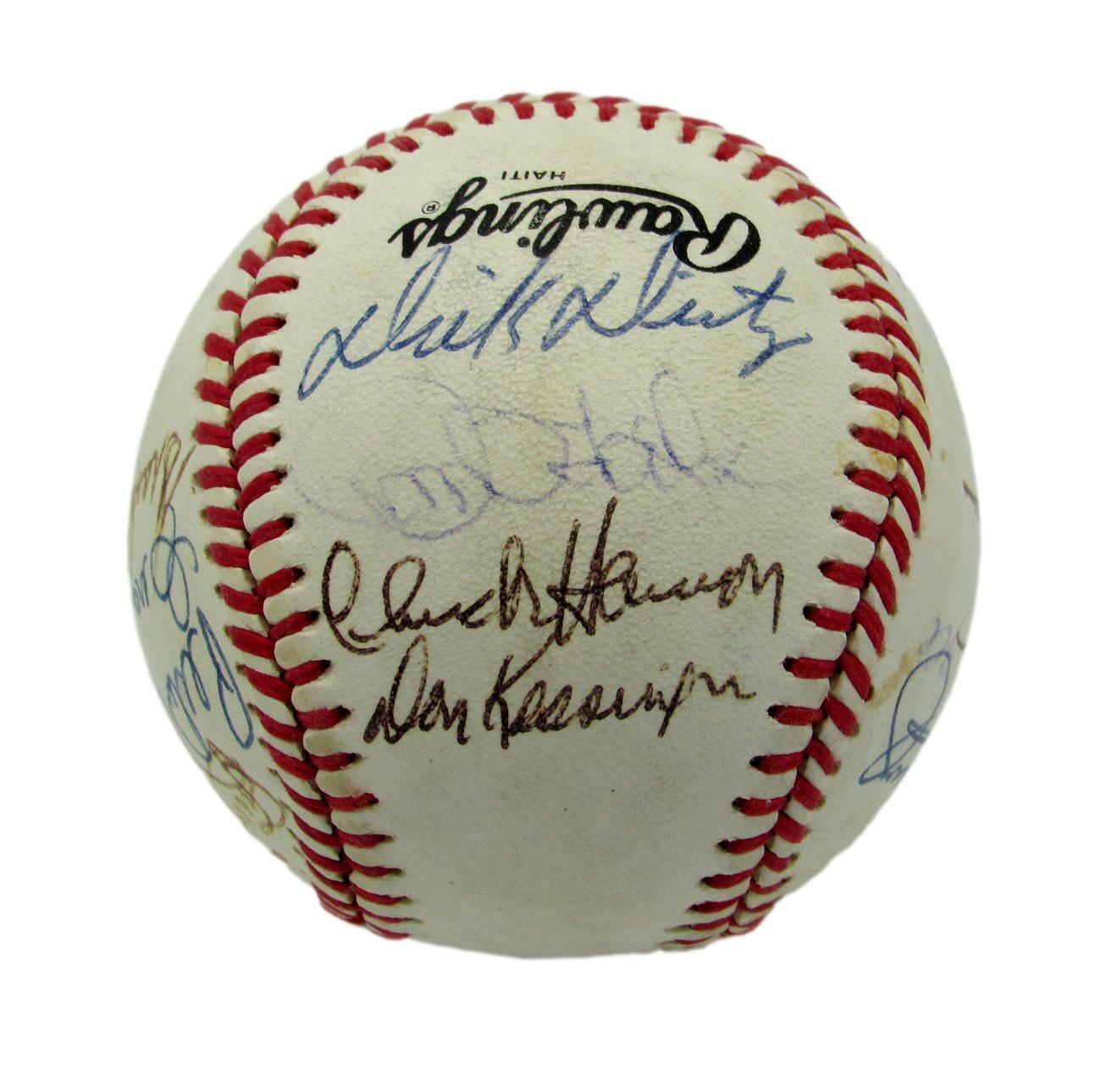 1960s Stars Signed by 18 ONL Baseball Koosman Oliver Jenkins Agee 158914