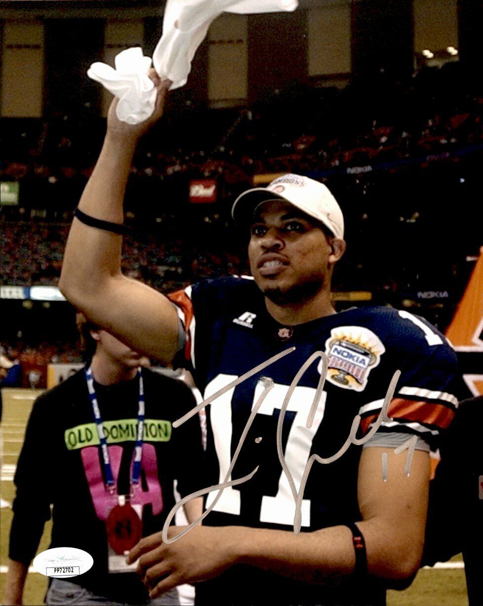 Jason Campbell Auburn Tigers Signed/Autographed 8x10 Photo JSA 161002