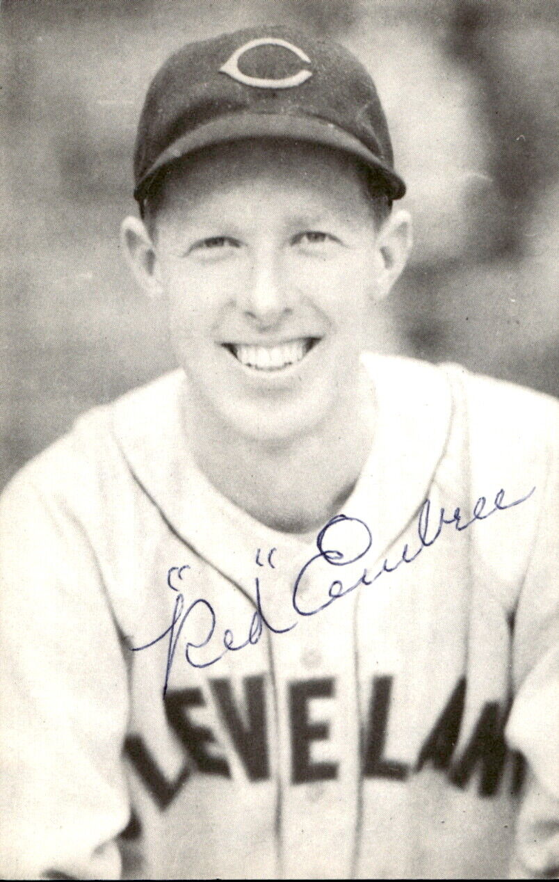 Red Embree Indians d. 1996 Signed/Autographed 3x5 Photo 178205