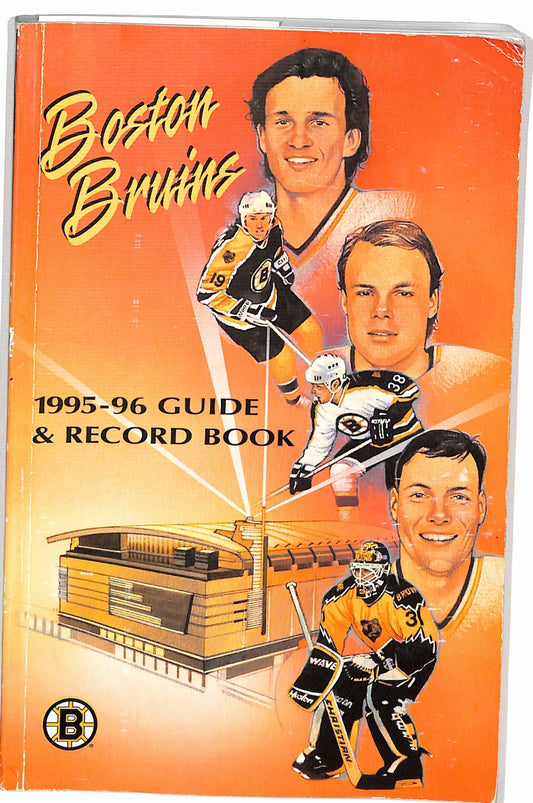 1995-96 Boston Bruins Media Guide/Record Book Signed by Al Iafrate 182058
