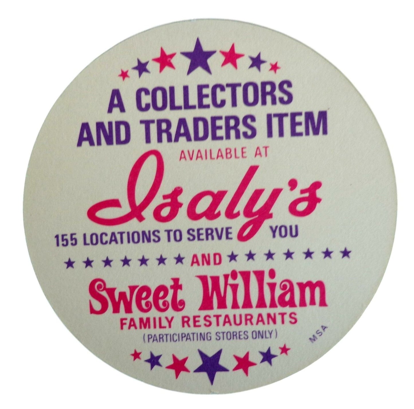 Lot of 25 - 1976 MSA Isaly's Discs Mike Tyson Cardinals Gem Mint 153987