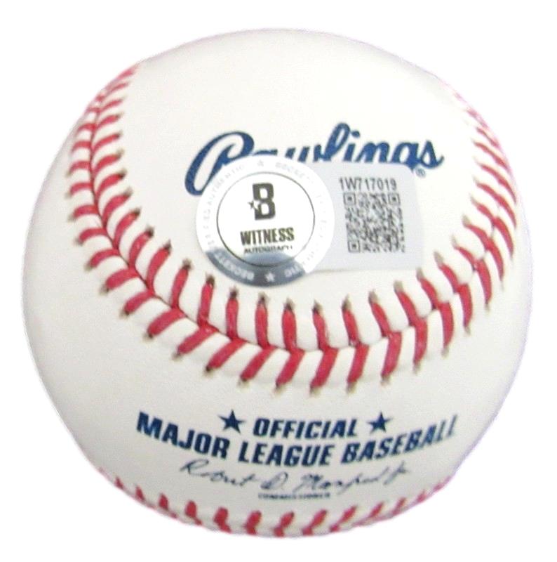 Trea Turner Signed Rawlings OML Baseball Philadelphia Phillies Beckett 188188