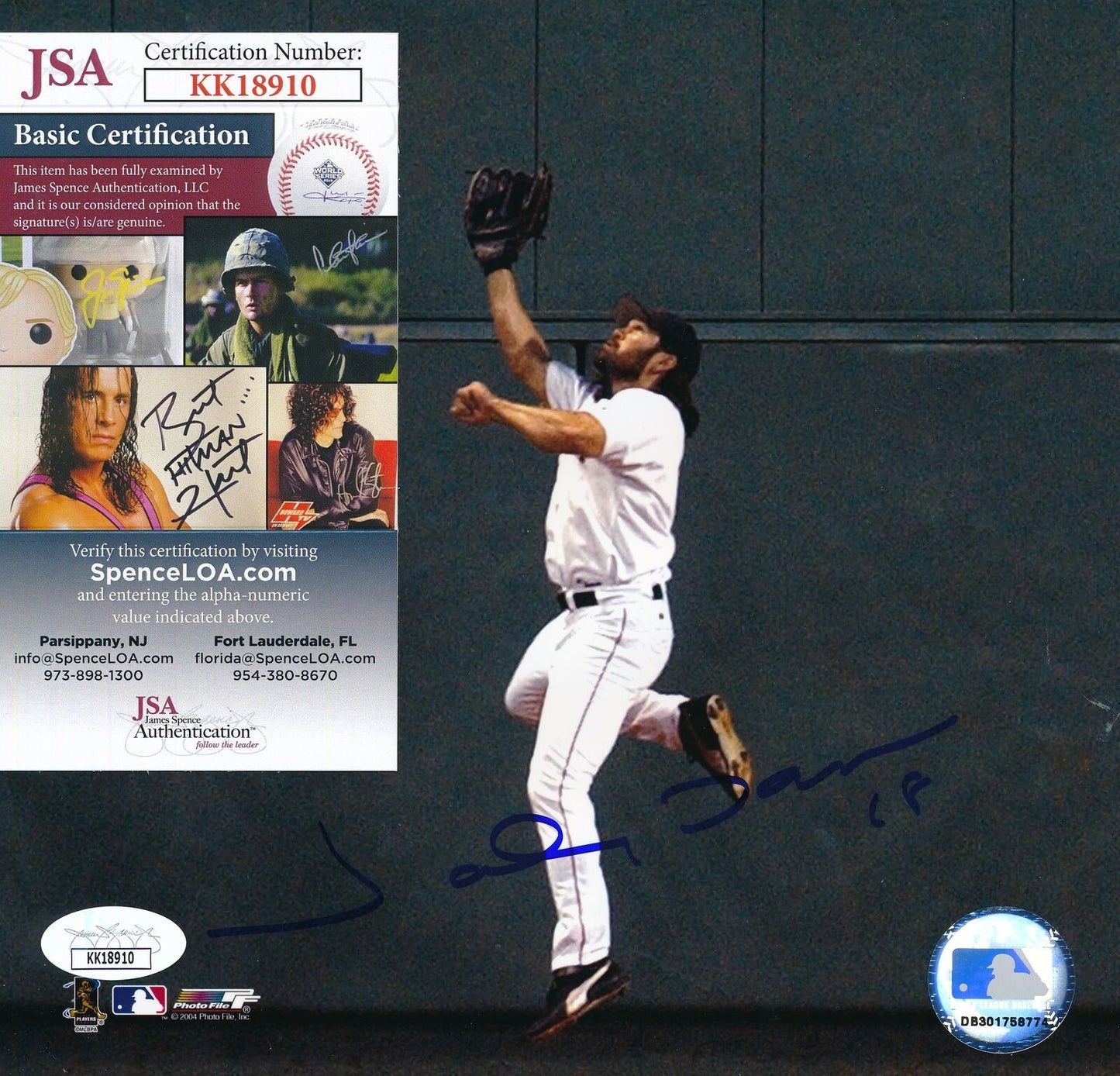 Johnny Damon Boston Red Sox Signed/Autographed 8x10 Photo JSA 156072