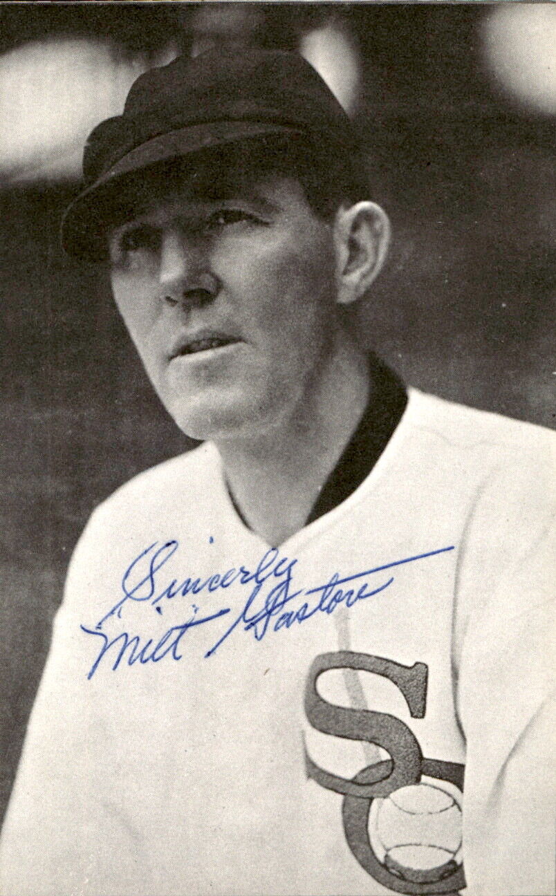Milt Gaston White Sox d. 1996 Signed/Auto 3x5 Photo 178250