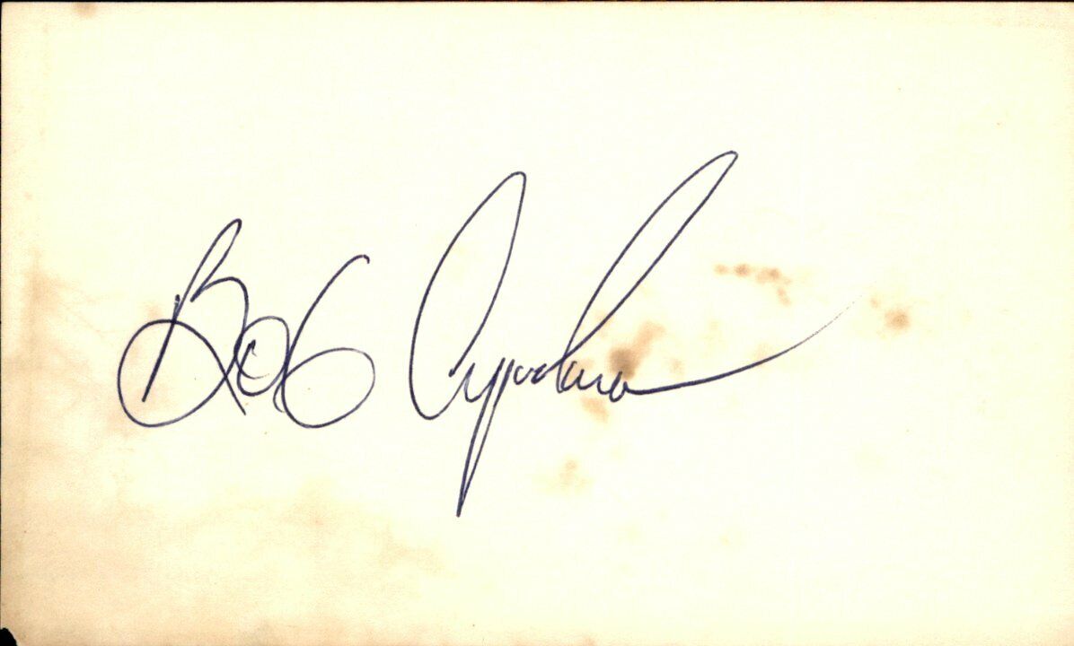 Bob Apodaca New York Mets Signed/Autographed 3x5 Index Card 162588