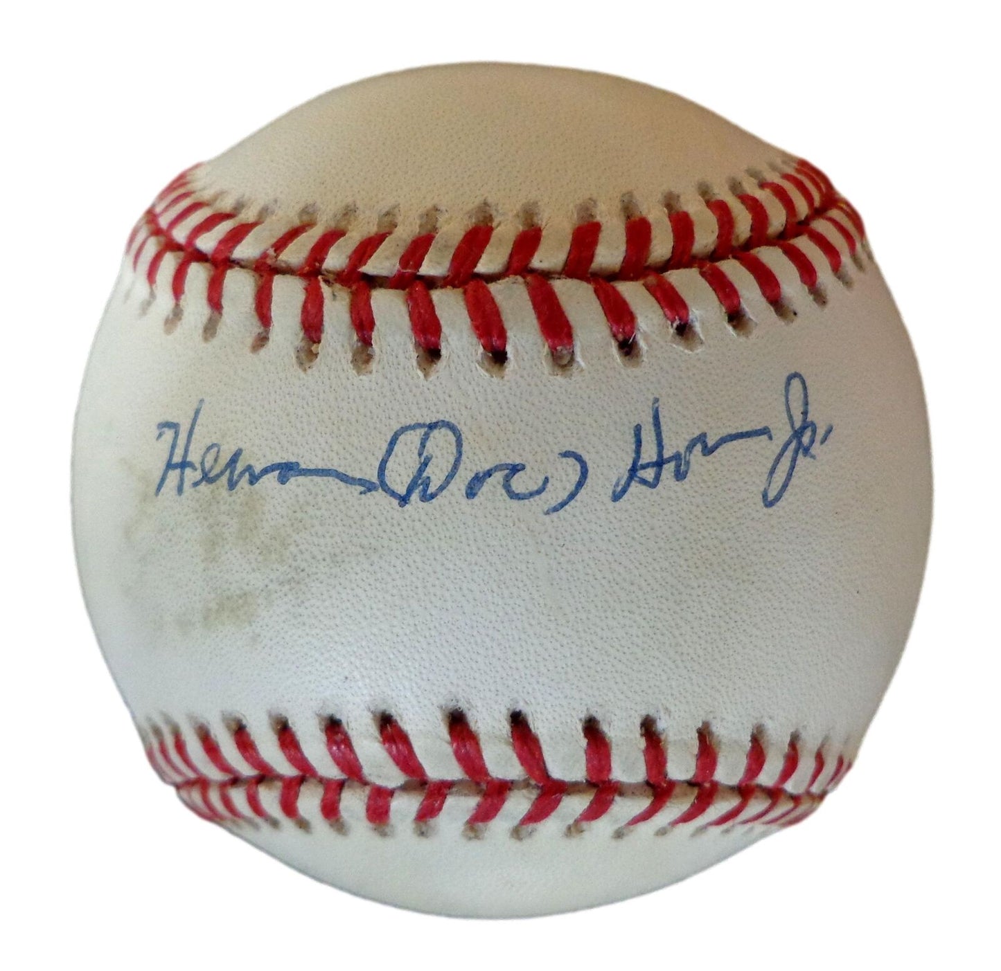 Herman Doc Horn Autographed OAL Baseball Negro League KC Monarchs JSA 179827