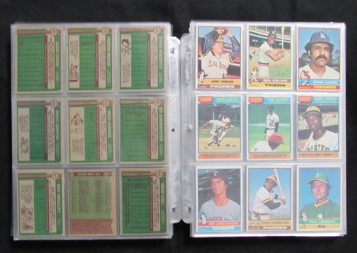 1976 Topps Baseball Complete Set (660) w/Traded (44) Brettt RC Yount RC 189823