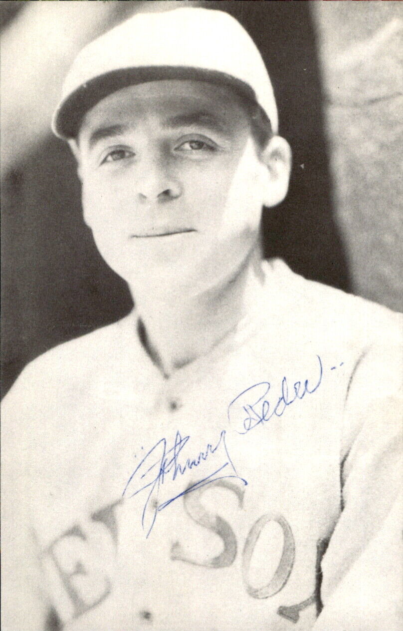 Johnny Reder Red Sox d. 1990 Signed/Autographed 3x5 Photo 178738