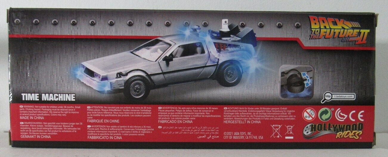 Michael J Fox Signed Delorean Diecast Car Back To Future Beckett Wit 162932