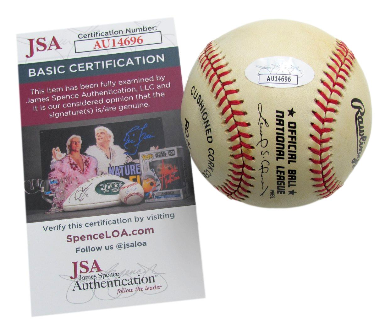 Bobby Thomson Signed/Inscribed OAL Baseball New York Giants JSA 190014