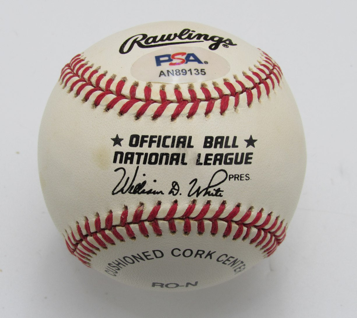 Richie Ashburn HOF Signed/Auto ONL Baseball Philadelphia Phillies PSA/DNA 191677