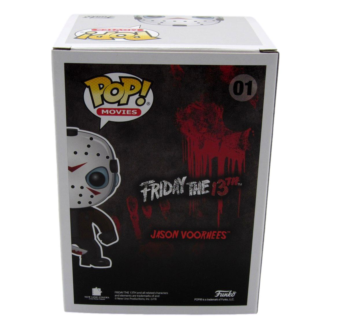 Ari Lehman Signed/Insc Funko Pop! #01 "Friday the 13th" Signed White JSA 190718