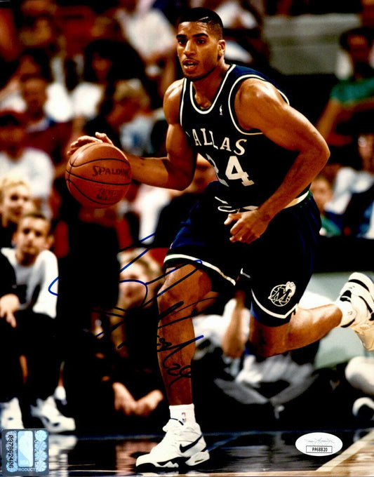 Jimmy Jackson Dallas Mavericks  Signed/Autographed 8x10 Photo JSA 162165