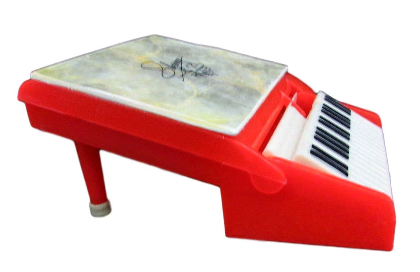 The Liberace Collection Baby Grand Piano Cigarette Dispenser Orange 145732