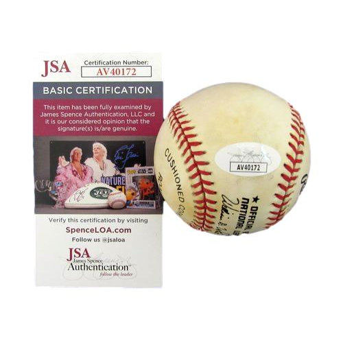 Johnny Mize HOF Signed/Autographed ONL Baseball New York Giants JSA 188449
