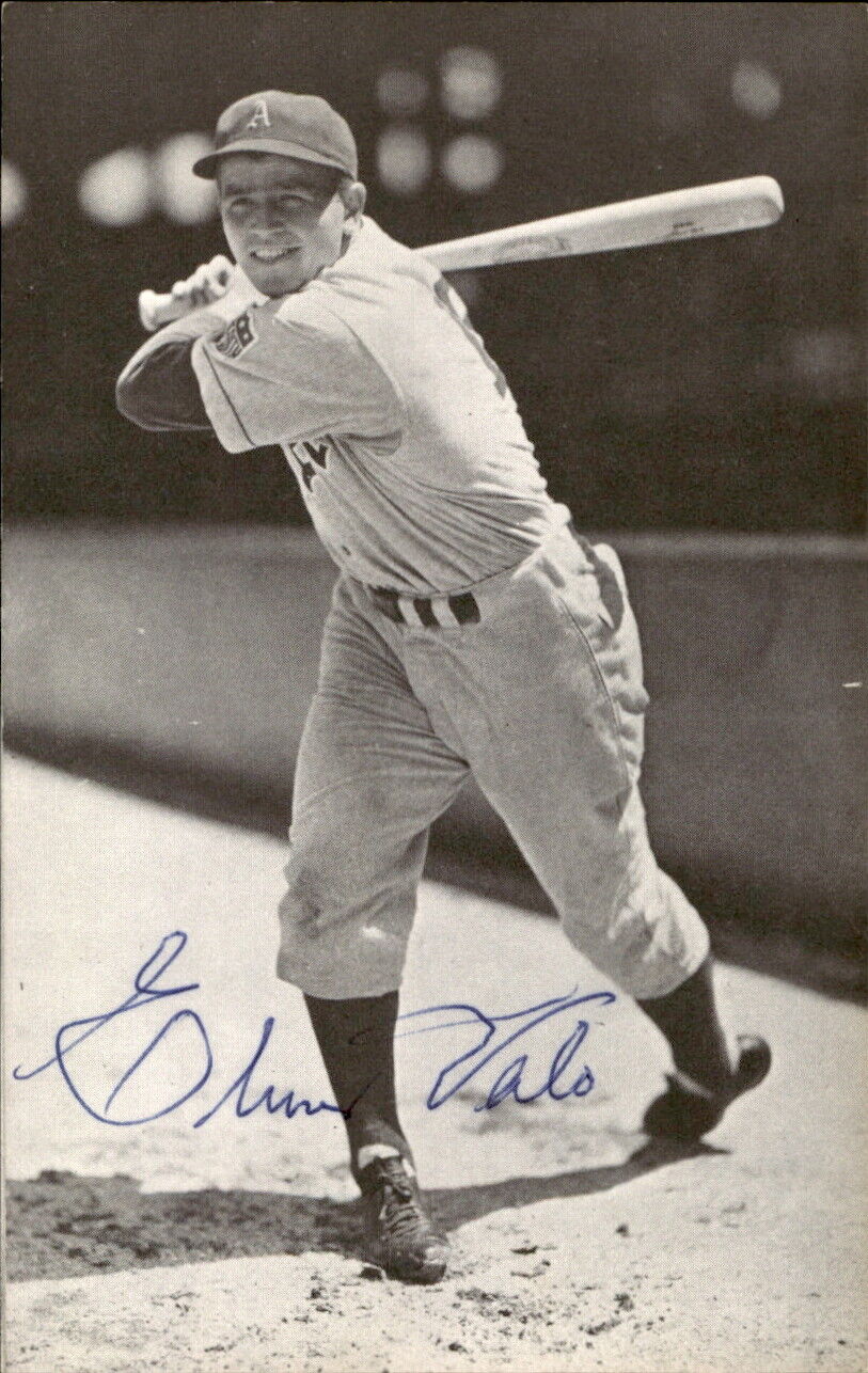 Elmer Valo Athletics d. 1998 Signed/Autographed 3x5 Photo 179283