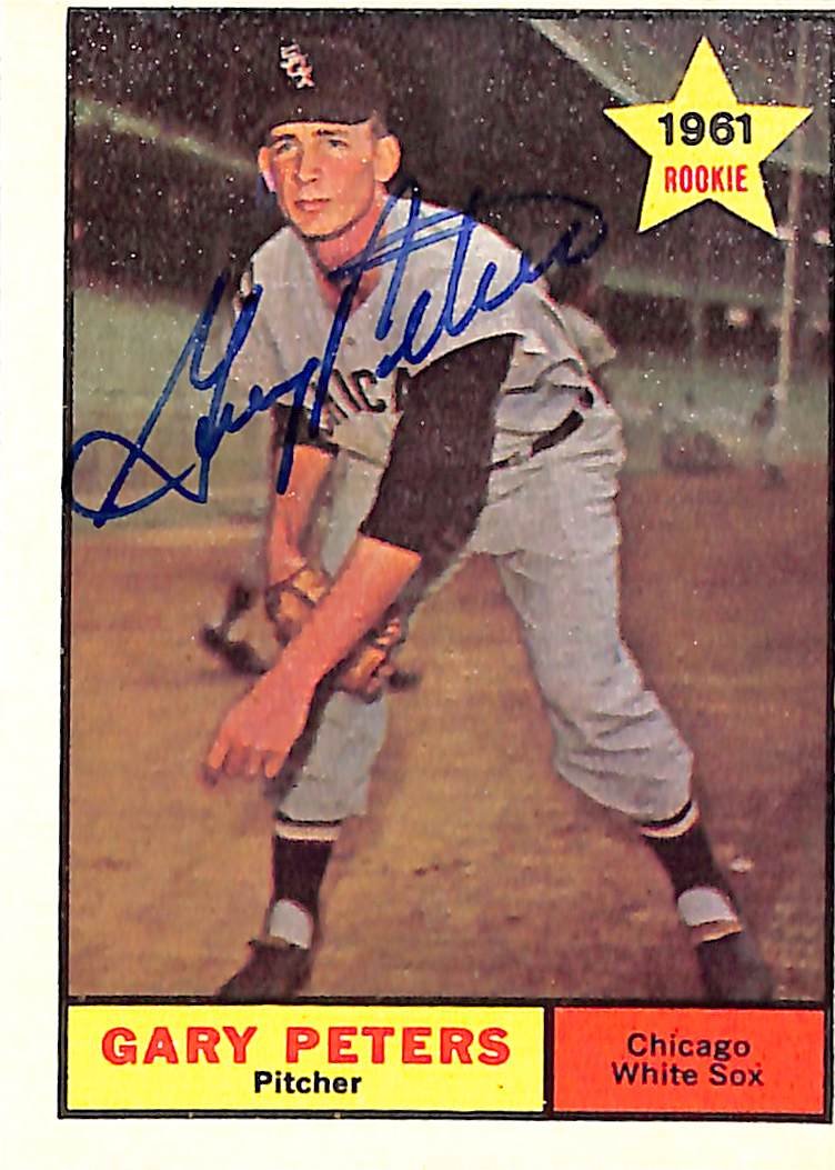 Gary Peters Chicago White Sox Signed/Autographed 1961 TOPPS Card #303 189507