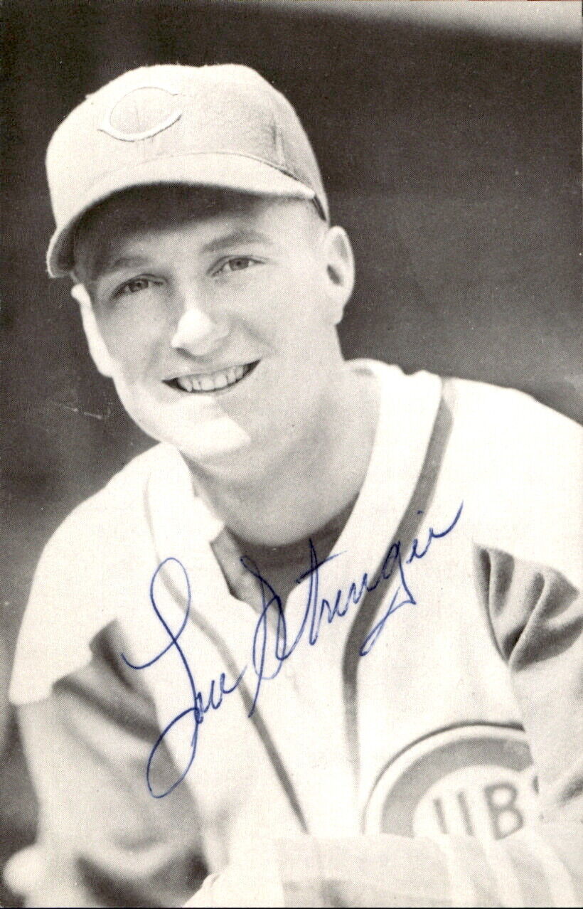 Lou Stringer Cubs d. 2008 Signed/Autographed 3x5 Photo 179244