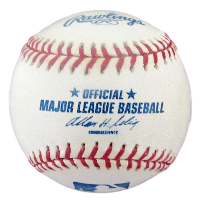 Dioner Navarro Autographed OML Baseball Tampa Bay Rays PSA/DNA 182390