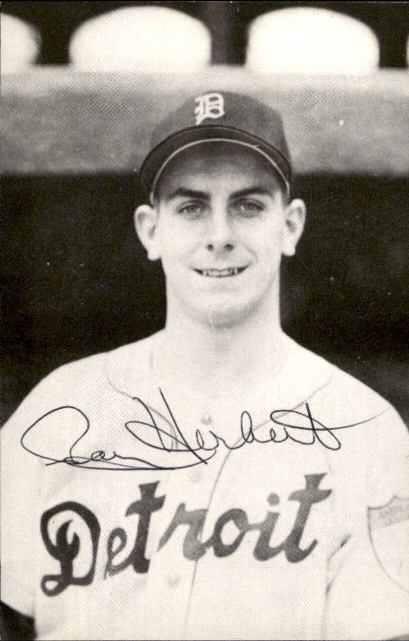 Ray Herbert Detroit Tigers Signed/Autographed 3x5 Photo 178449