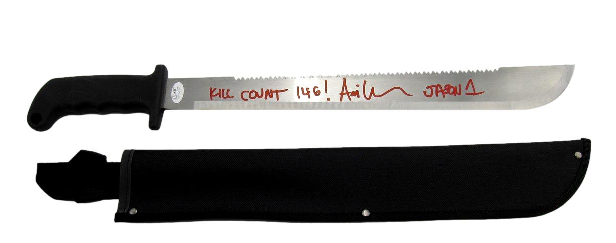 Ari Lehman Signed/Inscribed Machete "Friday the 13th" JSA 191579