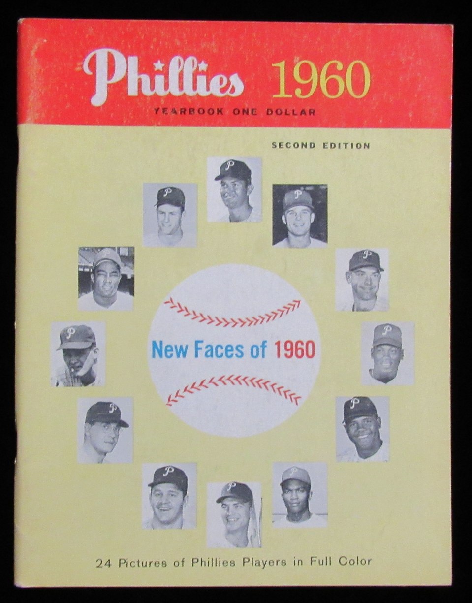 1960 Philadelphia Phillies Official Yearbook Vintage 183692