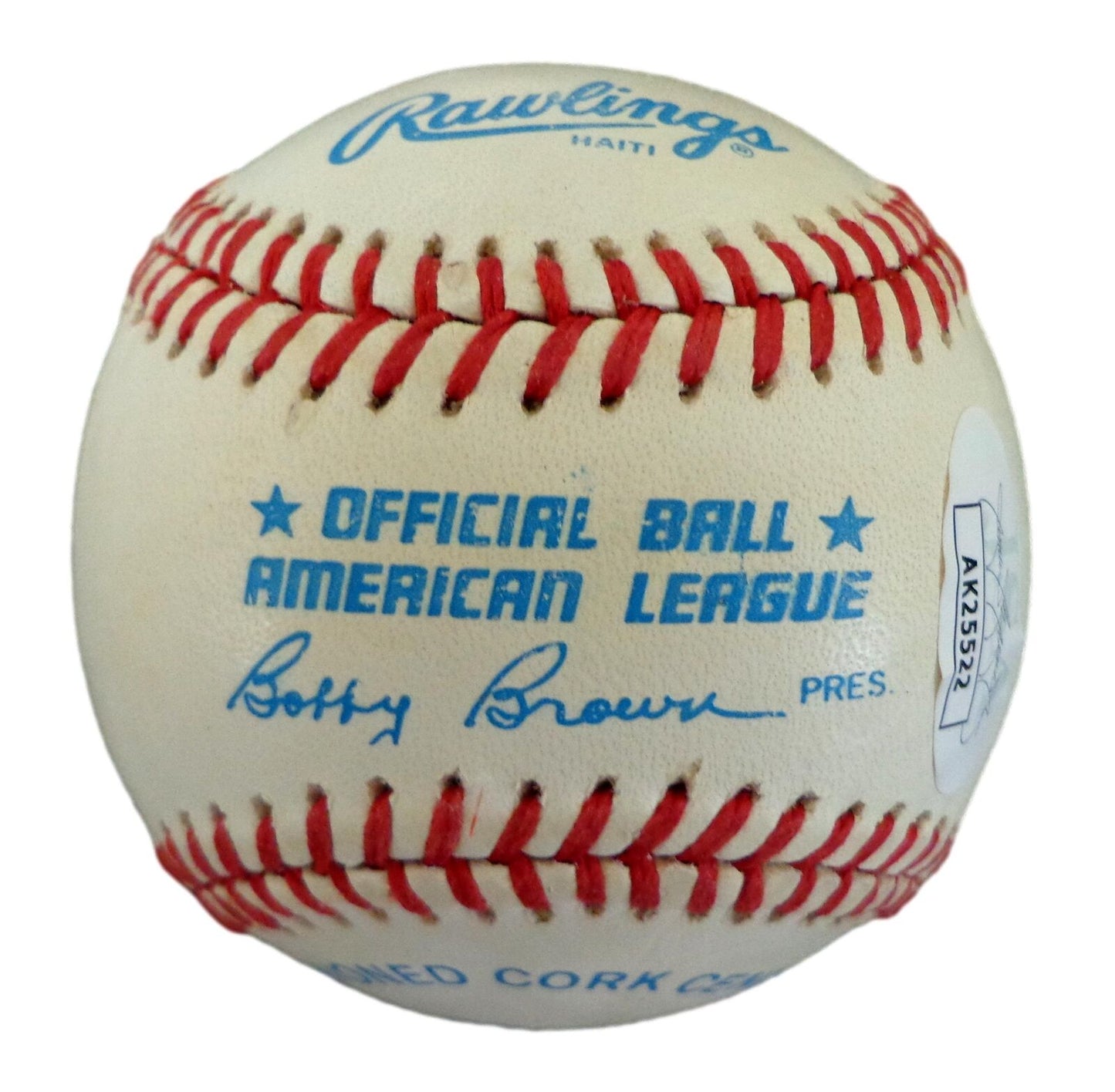 Bert Blyleven Autographed OML Baseball Minnesota Twins JSA 180170