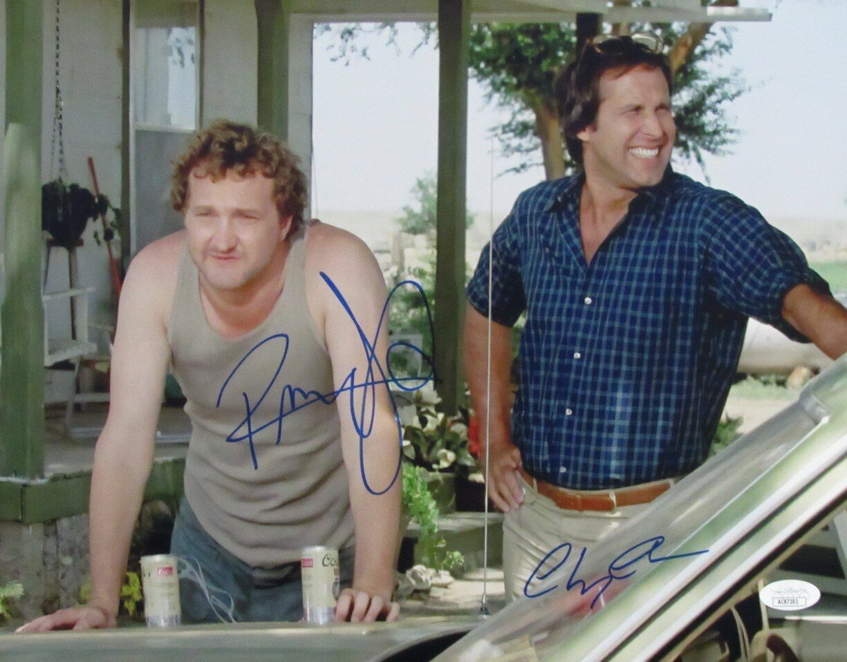 Chevy Chase/Randy Quaid Dual-Autographed 11x14 Photo "Vacation" JSA