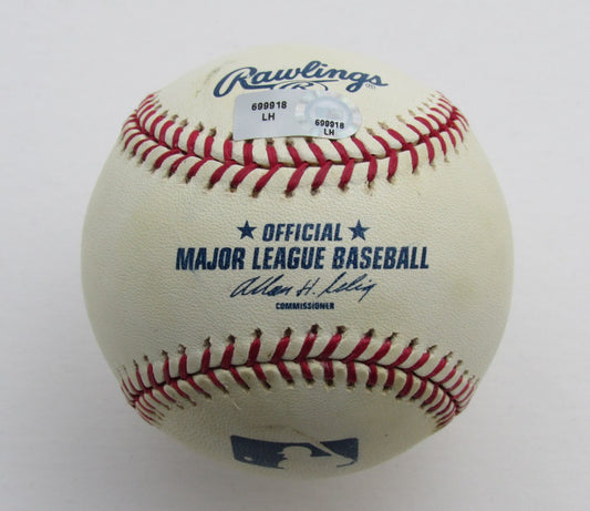 Luis Valbuena Autographed OML Baseball Cleveland Indians 180632