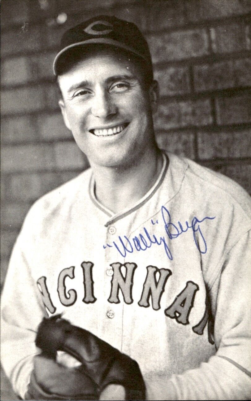 Wally Berger Reds d. 1988 Signed/Autographed 3x5 Photo 177956