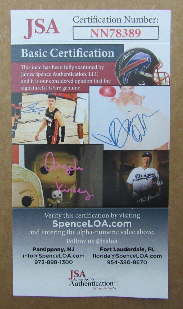 Butch Johnson Dallas Cowboys Signed/Inscribed 8x10 Photo Framed JSA 159169