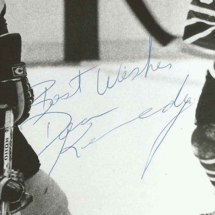Dean Kennedy Los Angeles Kings Signed/Autographed 8x10 B/W Photo 150319