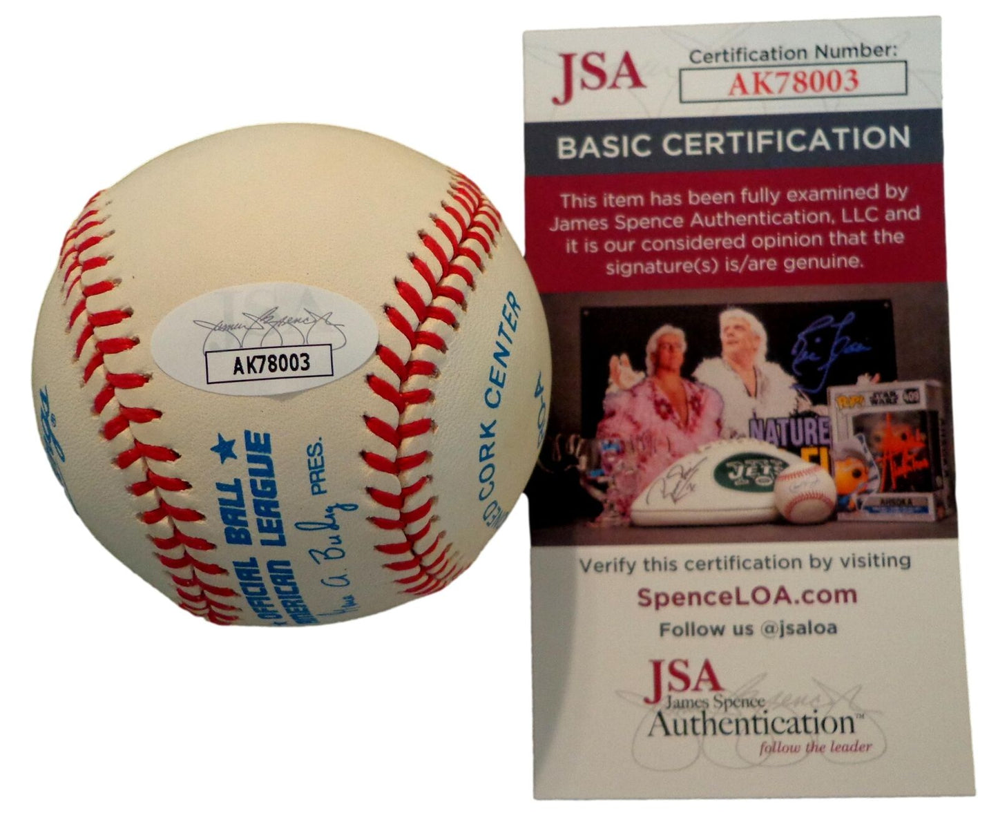 Bob Feller HOF Autographed/Inscribed OAL Baseball Cleveland Indians JSA 180823