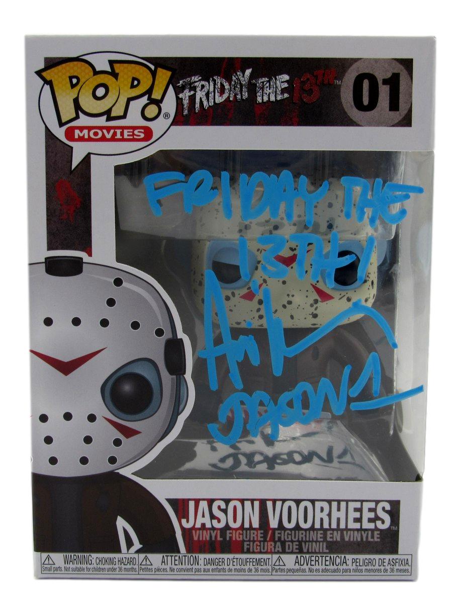 Ari Lehman Signed/Insc Funko Pop! #01 "Friday the 13th" Signed Blue JSA 190713
