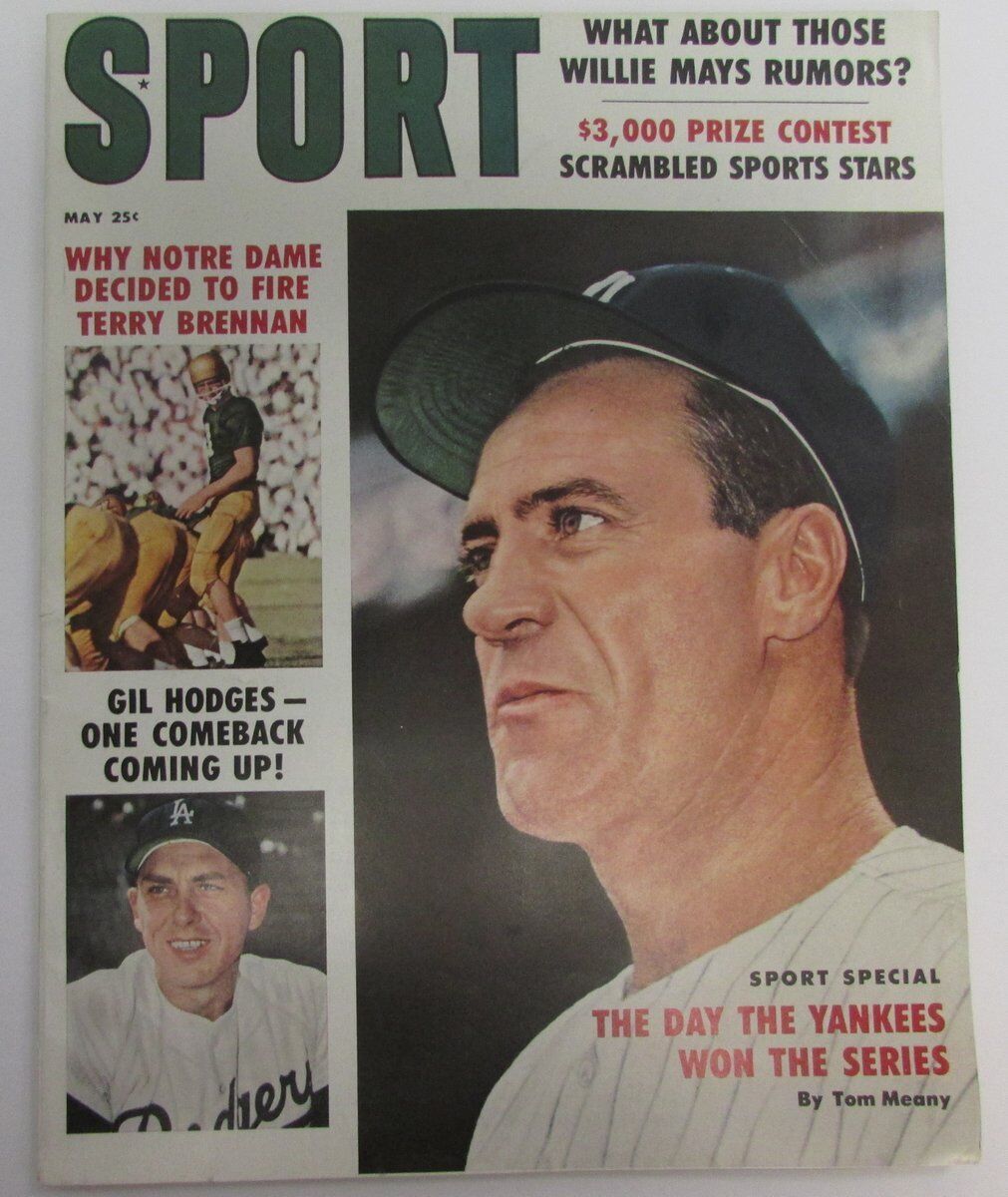1959 Sport Magazine May New York Yankees Cover NO LABEL 136142