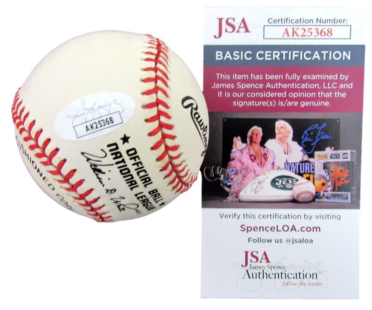 Ron Teasley Autographed ONL Baseball Cubans JSA 180133