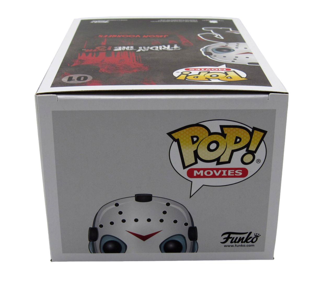 Ari Lehman Signed/Insc Funko Pop! #01 "Friday the 13th" Signed White JSA 190718