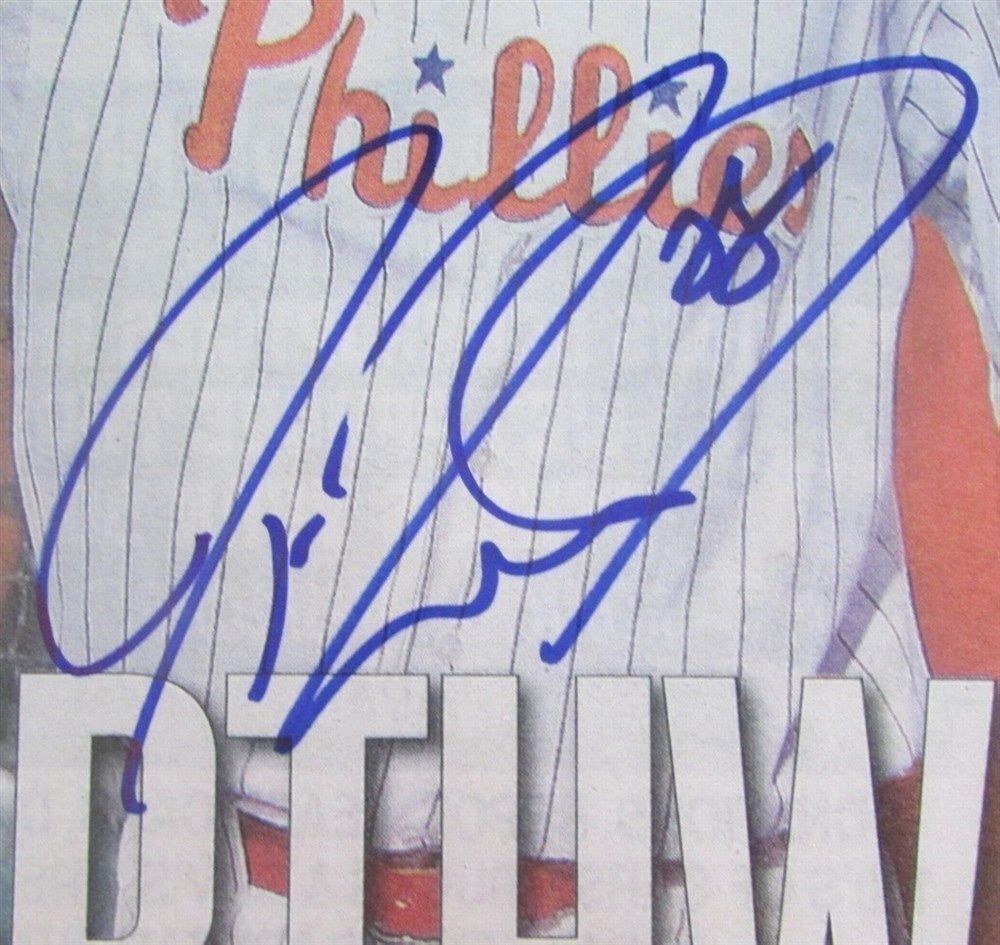 Jayson Werth Phillies Signed 11X14 Daily News Print 5-17-2008 123197