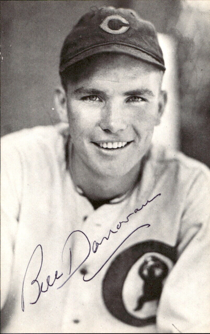 Bill Donovan Chicago Cubs d. 1997 Signed/Auto 3x5 Photo 178195
