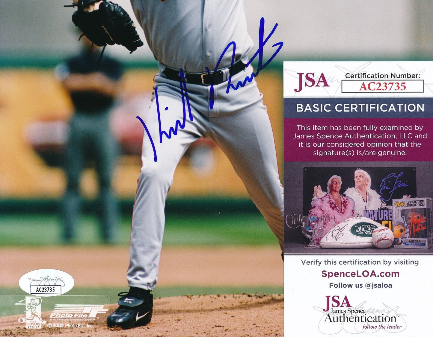 Kirk Rueter Autographed 8x10 Photo San Francisco Giants JSA
