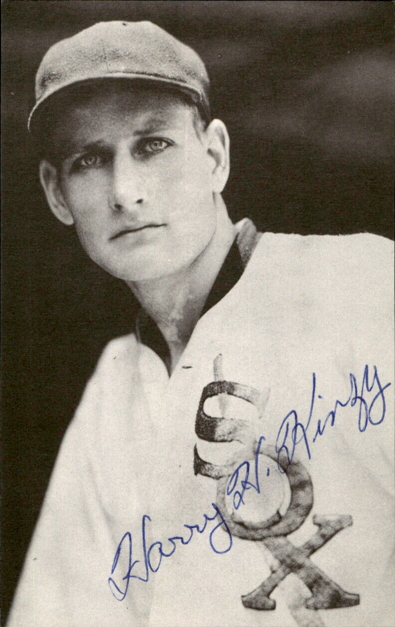 Harry Kinzy Cicago White Sox d. 2003 Signed/Auto 3x5 Photo 178516