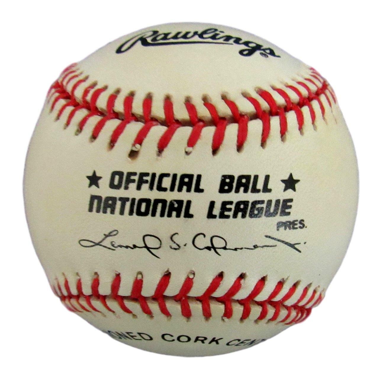 Homer Bush Toronto Blue Jays Signed/Autographed Official NL Baseball 154045