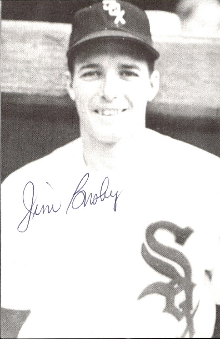 Jim Busby White Sox d. 1996 Signed/Autographed 3x5 Photo 177998
