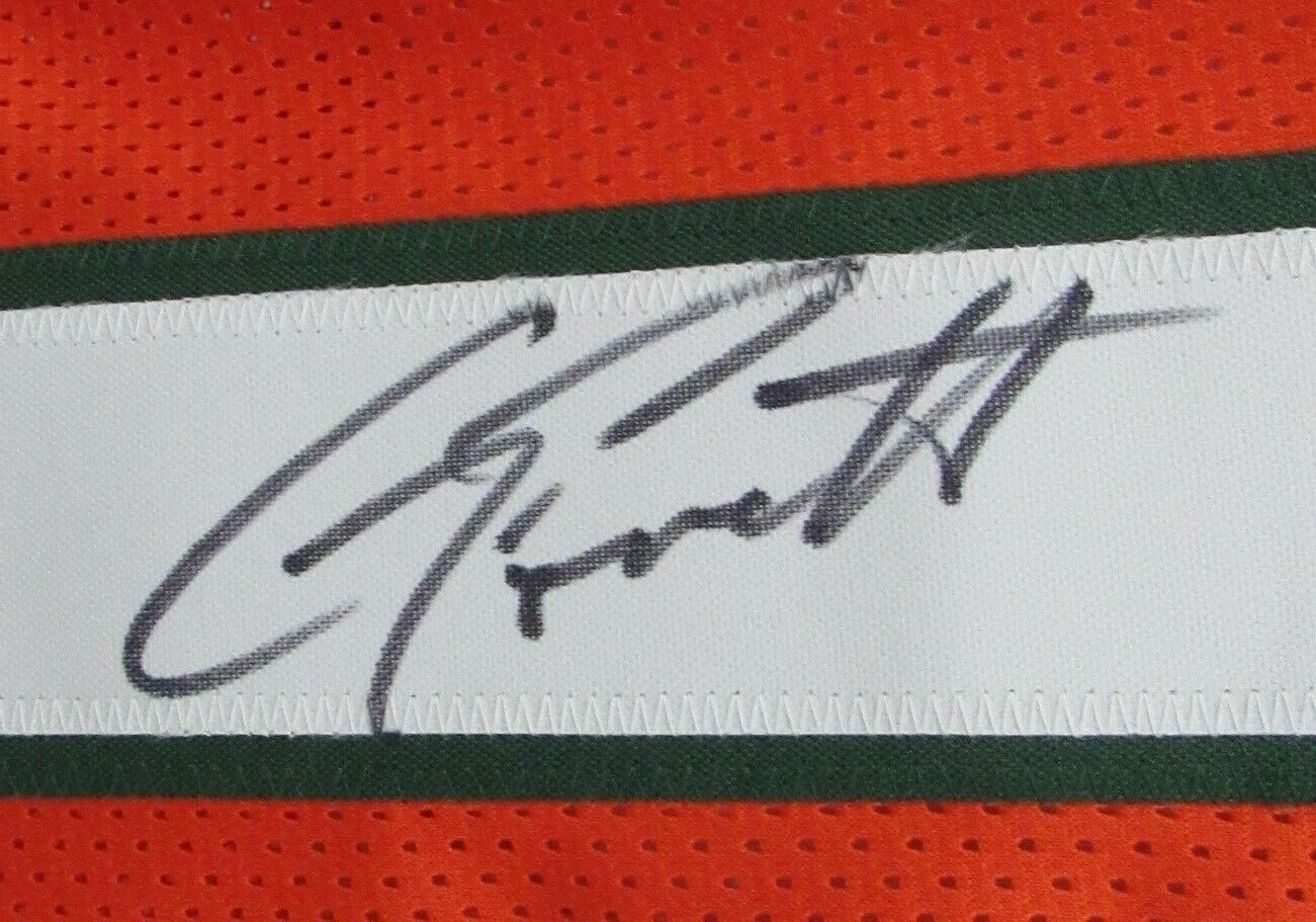 Gino Torretta Signed/Autographed Miami Hurricanes Custom Jersey Beckett 159716