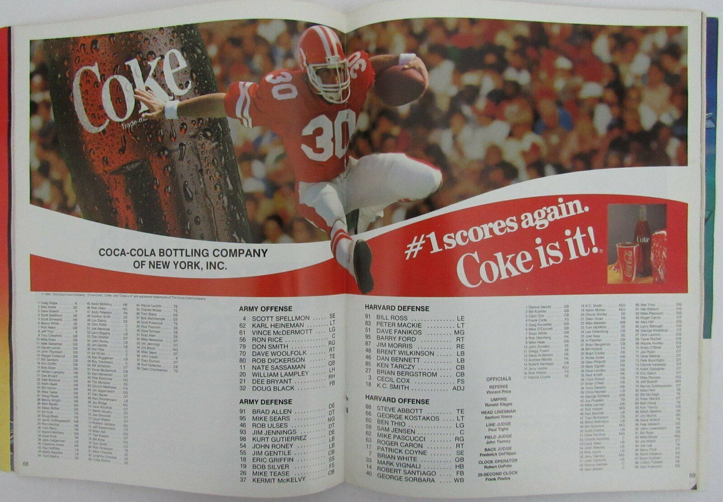 1980 Army vs. Harvard College Football Game Program 144720